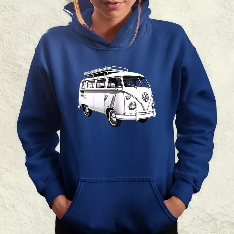 1970 VW Busz v2 női pulóver