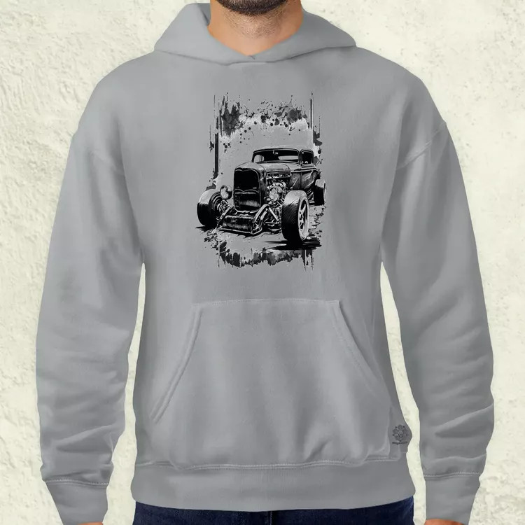 Hot rod v2 férfi pulóver