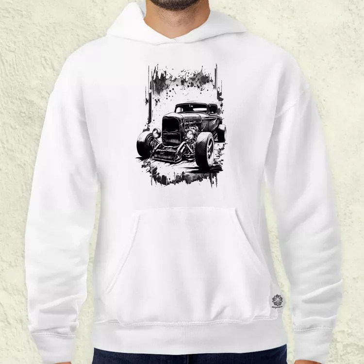 Hot rod v2 férfi pulóver
