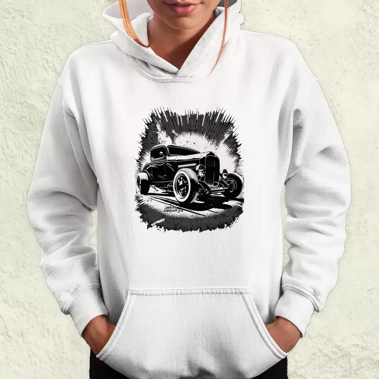Hot rod v3 női pulóver
