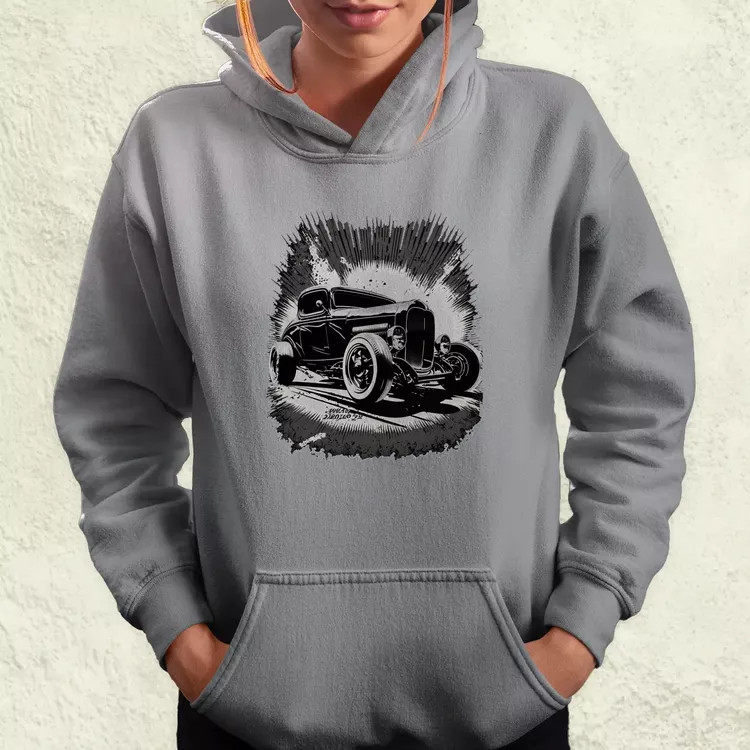 Hot rod v3 női pulóver
