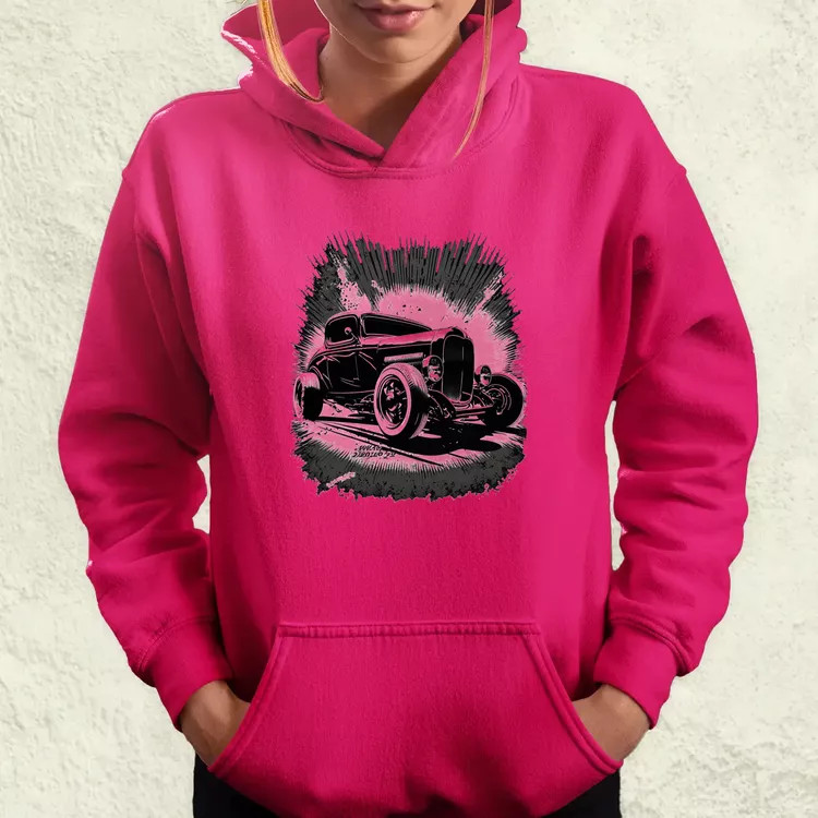 Hot rod v3 női pulóver