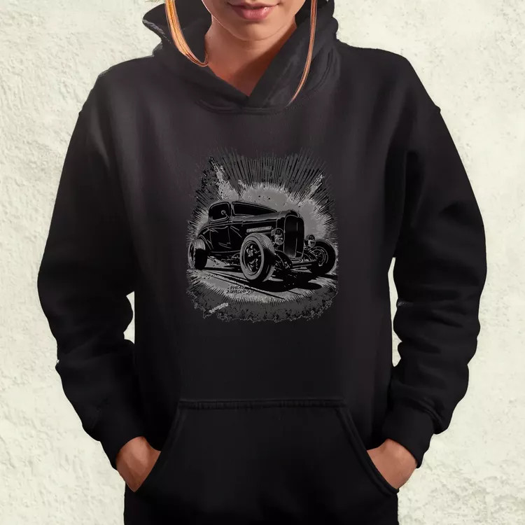 Hot rod v3 női pulóver