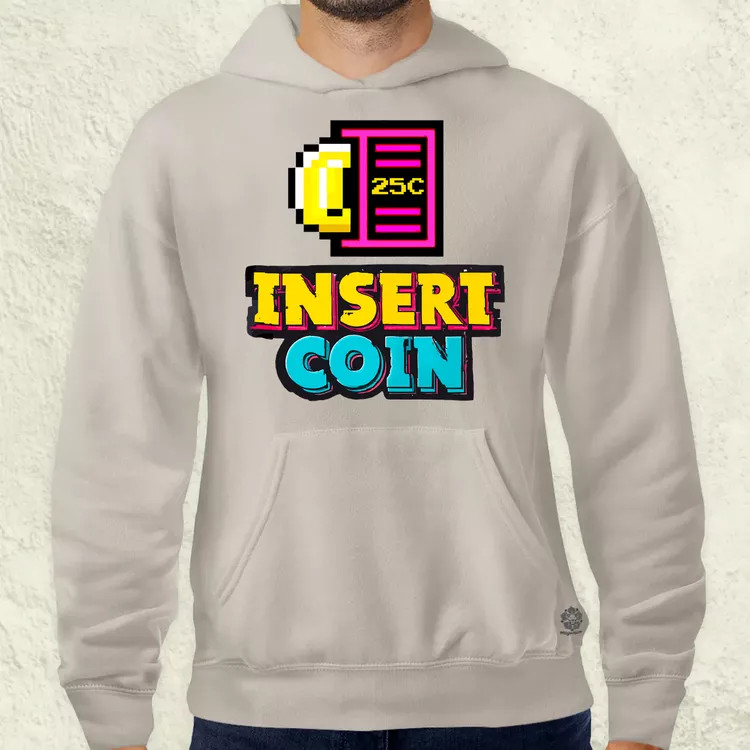 Insert Coin férfi pulóver