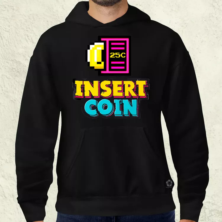Insert Coin férfi pulóver
