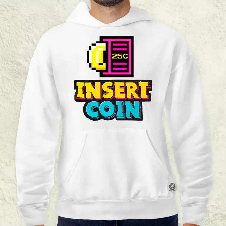 Insert Coin férfi pulóver
