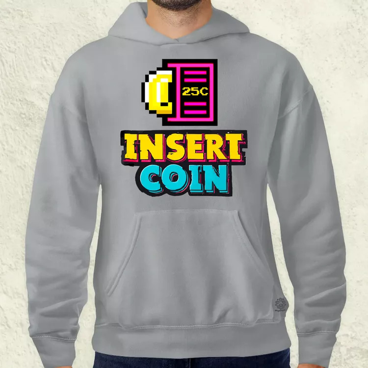 Insert Coin férfi pulóver
