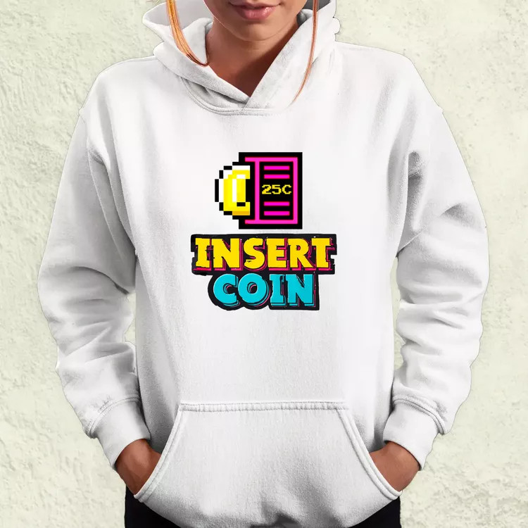 Insert Coin női pulóver