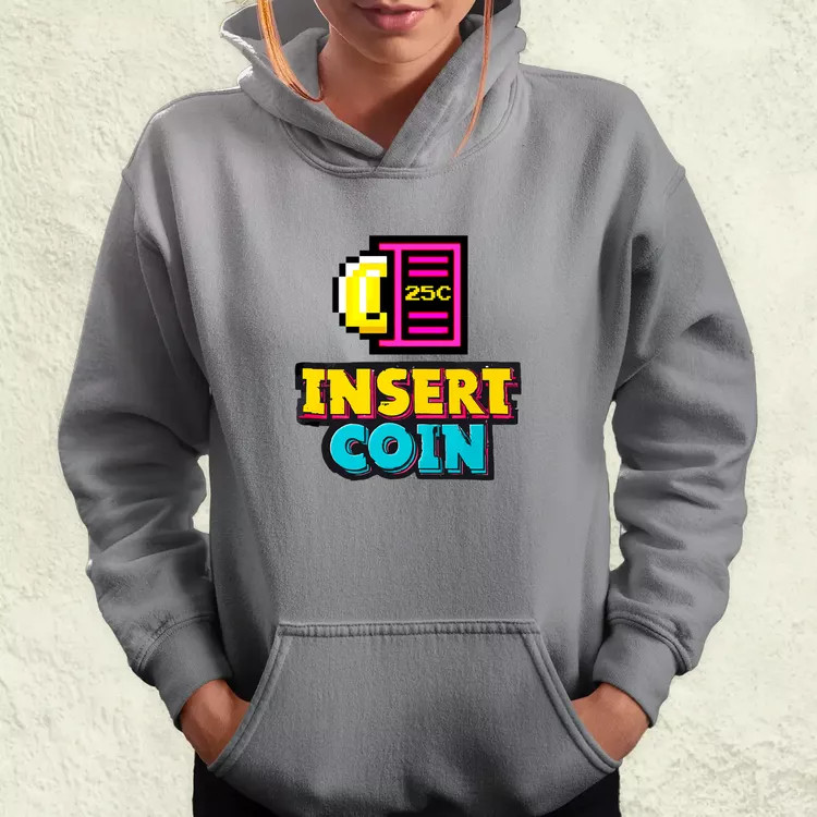 Insert Coin női pulóver
