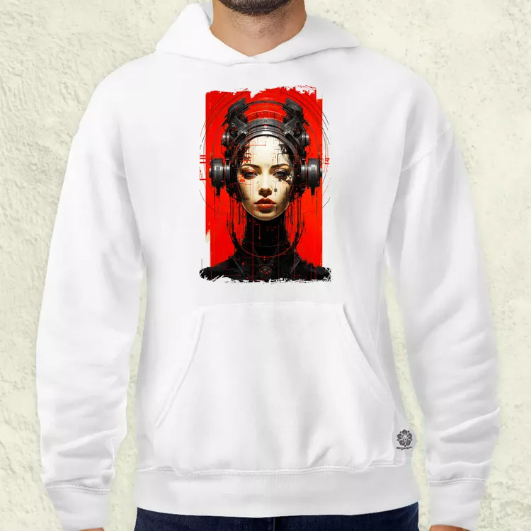 Minimál retrópunk v4 férfi pulóver