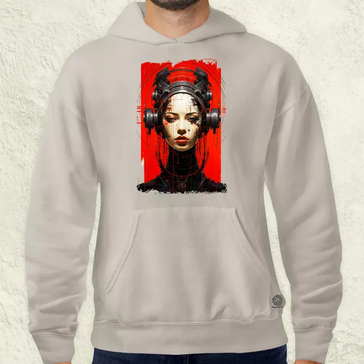 Minimál retrópunk v4 férfi pulóver