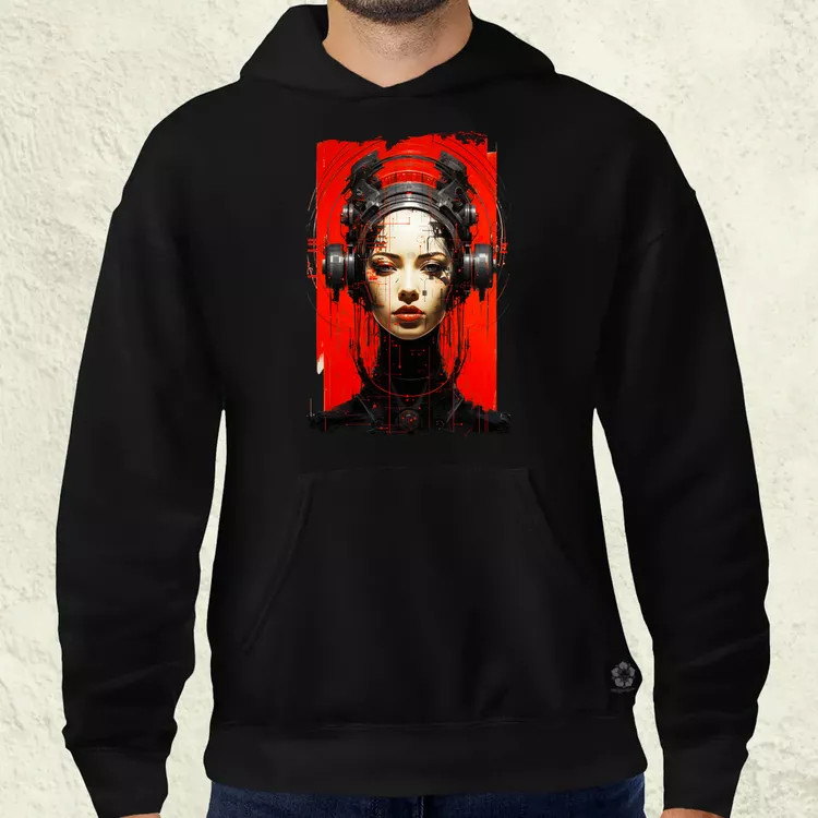 Minimál retrópunk v4 férfi pulóver