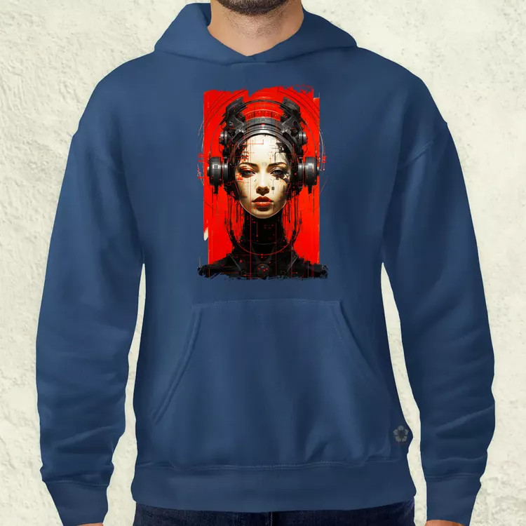 Minimál retrópunk v4 férfi pulóver