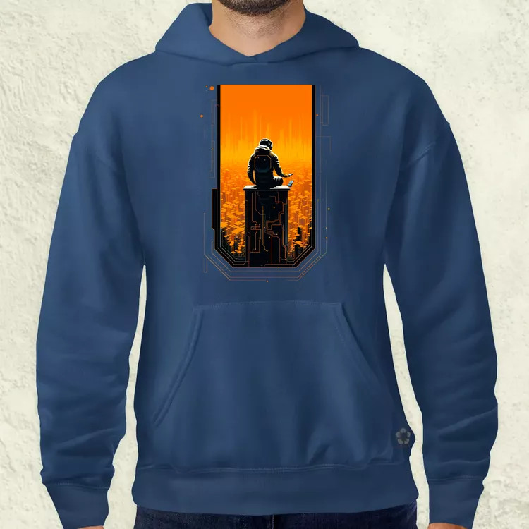 Mono vektor cyberpunk v4 férfi pulóver