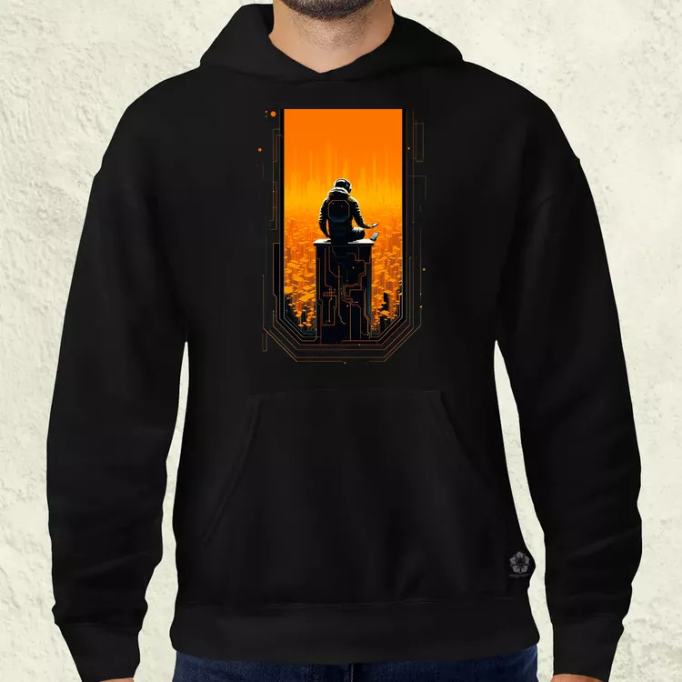 Mono vektor cyberpunk v4 férfi pulóver