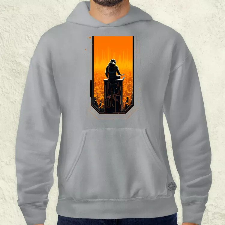 Mono vektor cyberpunk v4 férfi pulóver