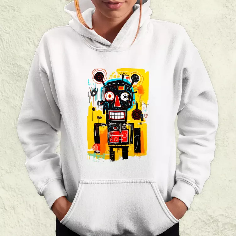 Basquiat béke és technológia v1 női pulóver