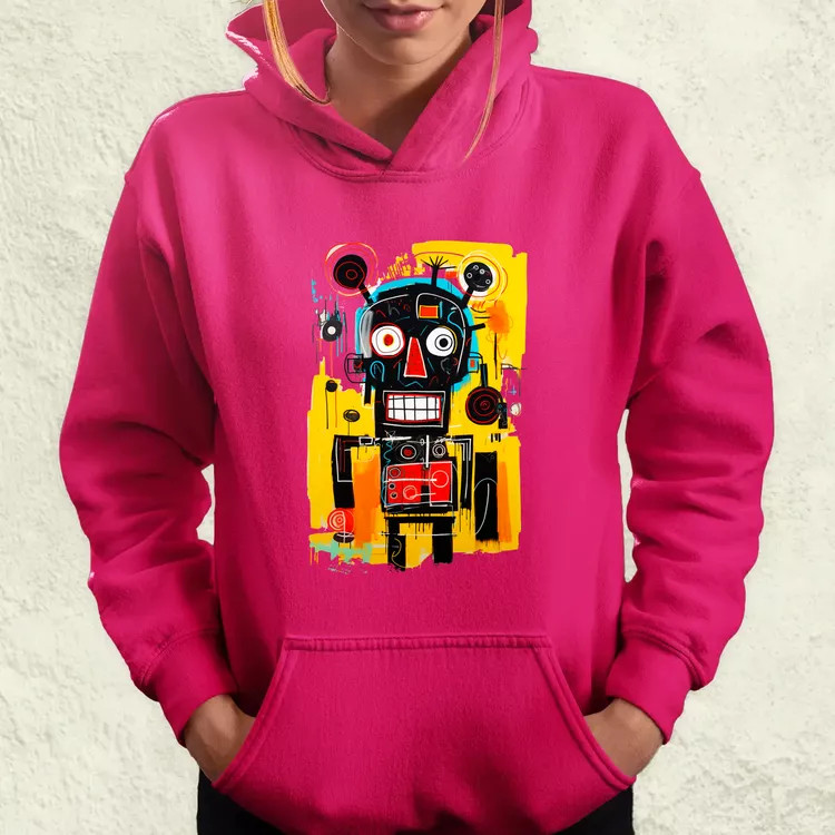 Basquiat béke és technológia v1 női pulóver