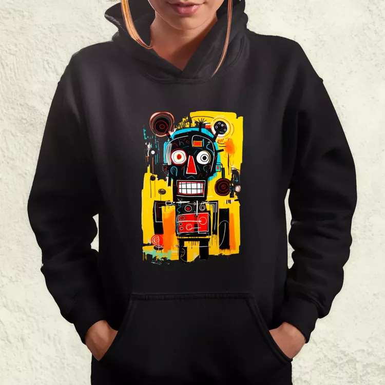 Basquiat béke és technológia v1 női pulóver