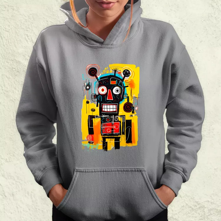 Basquiat béke és technológia v1 női pulóver