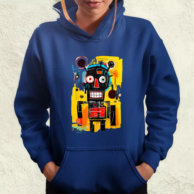 Basquiat béke és technológia v1 női pulóver