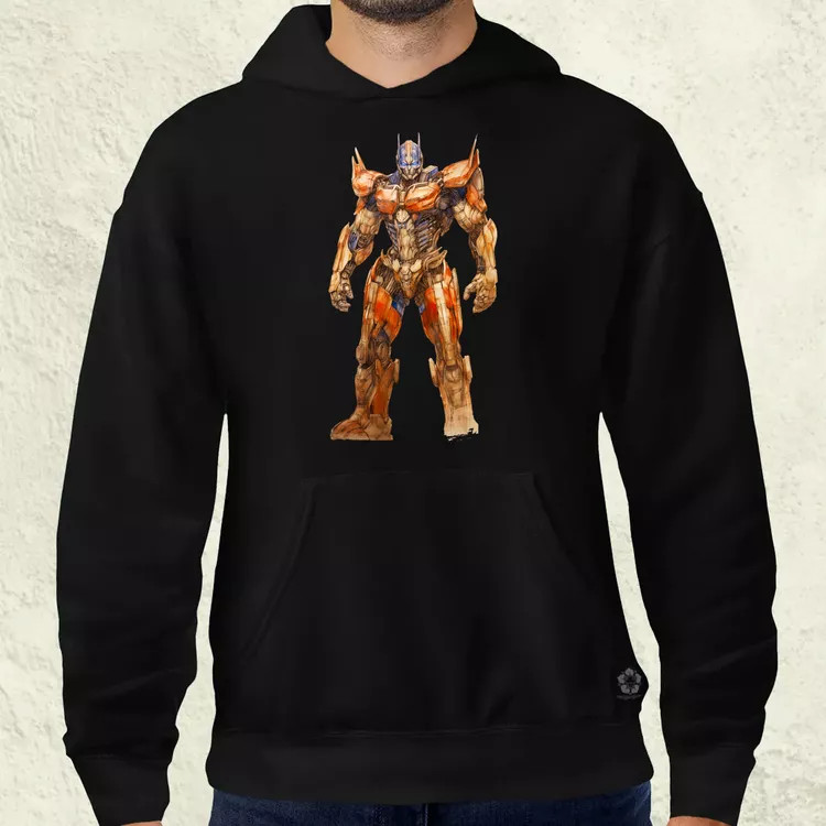 Optimus fanart v1 férfi pulóver