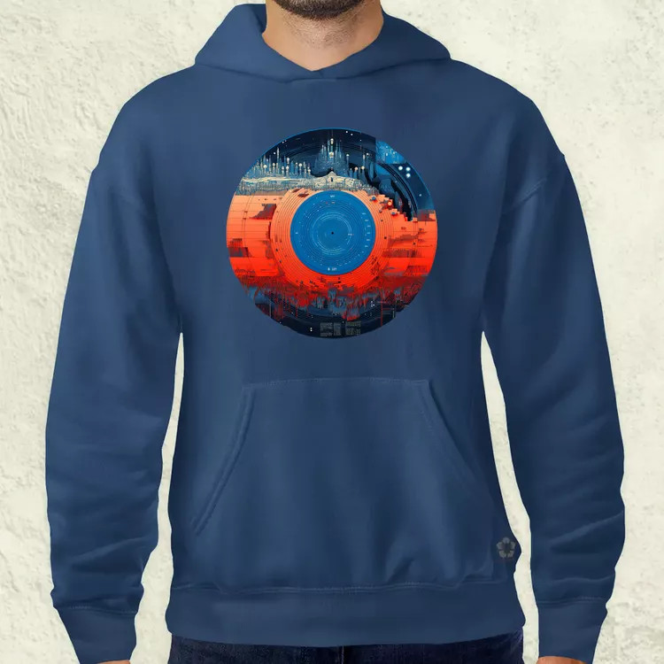 Pixelart bakelit a holdon v2 férfi pulóver