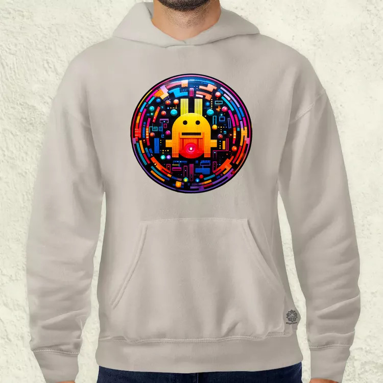 Pixelart bakelit az űrben v6 férfi pulóver