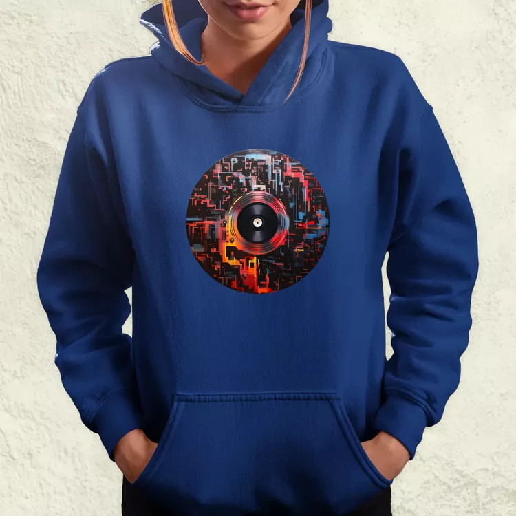 Pixelart bakelit az űrben v8 női pulóver