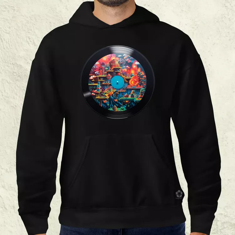 Pixelart bakelit v1 férfi pulóver