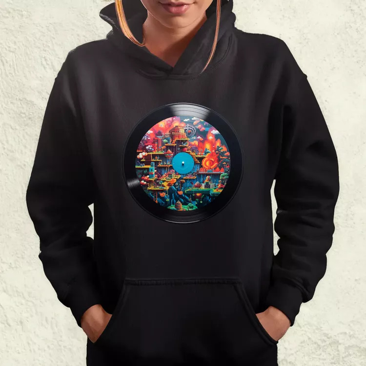 Pixelart bakelit v1 női pulóver