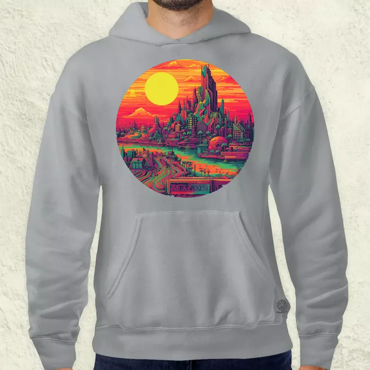 Pixelart bakelit v2 férfi pulóver