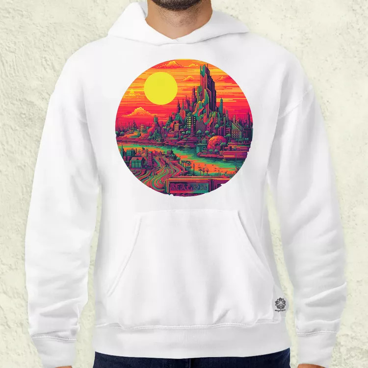 Pixelart bakelit v2 férfi pulóver