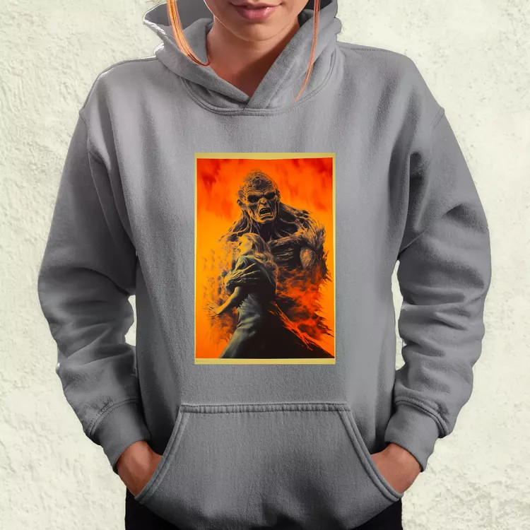 Retró horror poszter v4 női pulóver