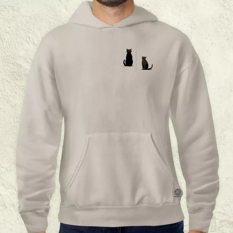 Minimál cicák zseb v1 férfi pulóver