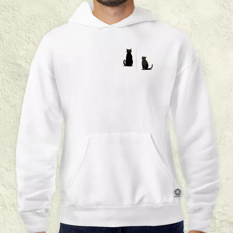 Minimál cicák zseb v1 férfi pulóver