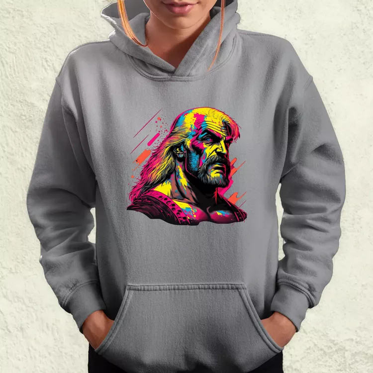 Retró hullám Hulk Hogan v2 női pulóver