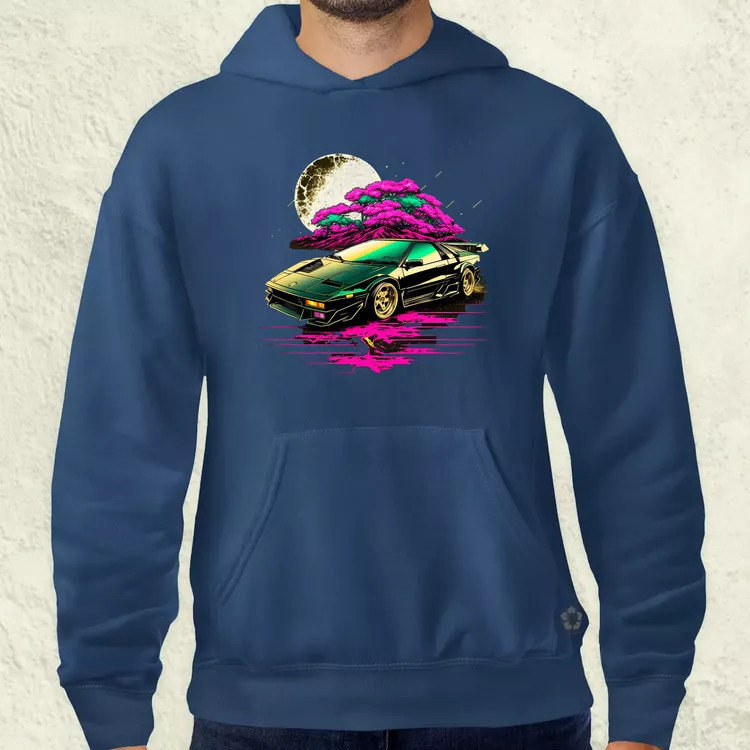 Retró hullám Lotus Esprit S4 férfi pulóver