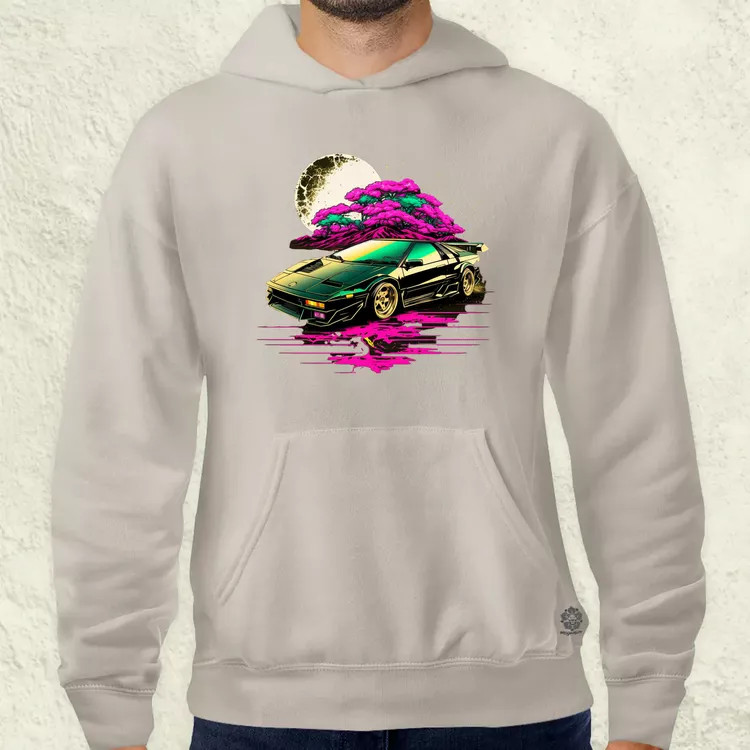 Retró hullám Lotus Esprit S4 férfi pulóver