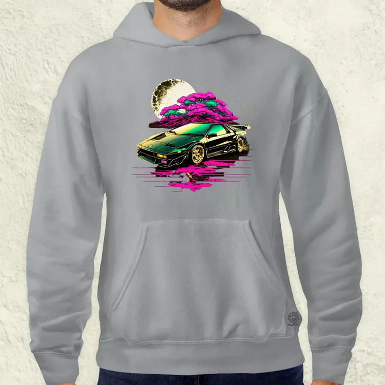 Retró hullám Lotus Esprit S4 férfi pulóver