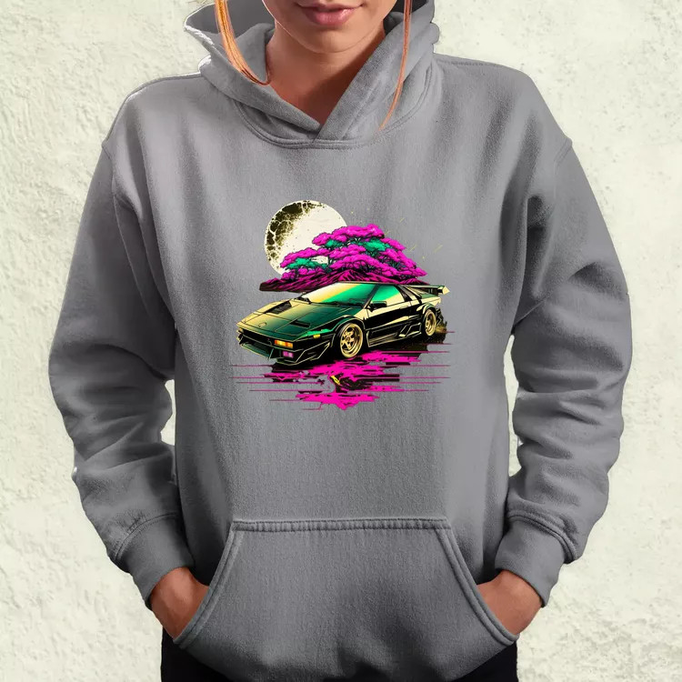 Retró hullám Lotus Esprit S4 női pulóver