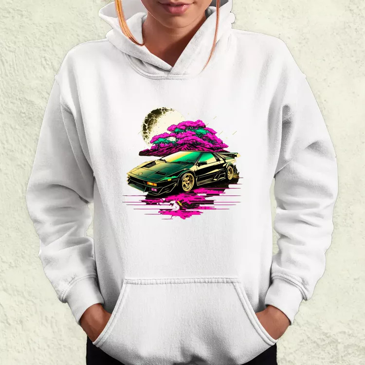 Retró hullám Lotus Esprit S4 női pulóver