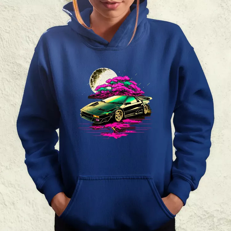 Retró hullám Lotus Esprit S4 női pulóver