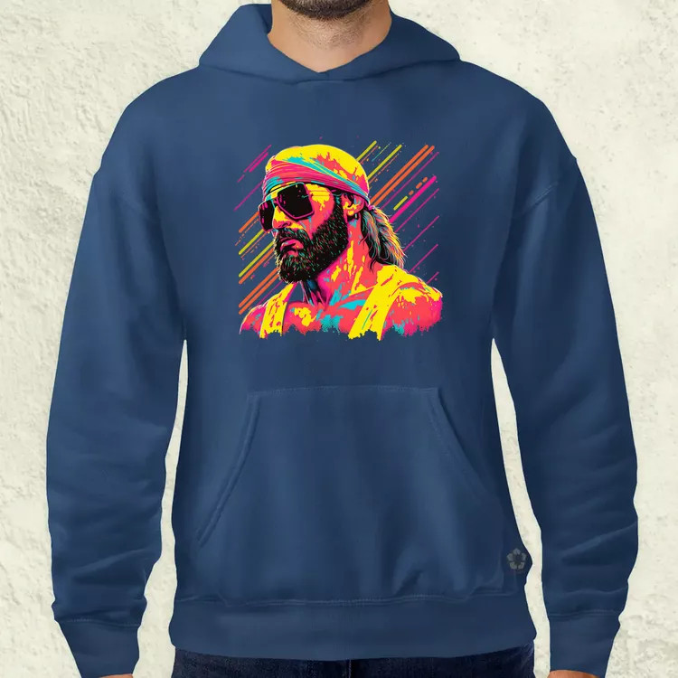 Retró hullám Macho Man Randy Savage v1 férfi pulóver