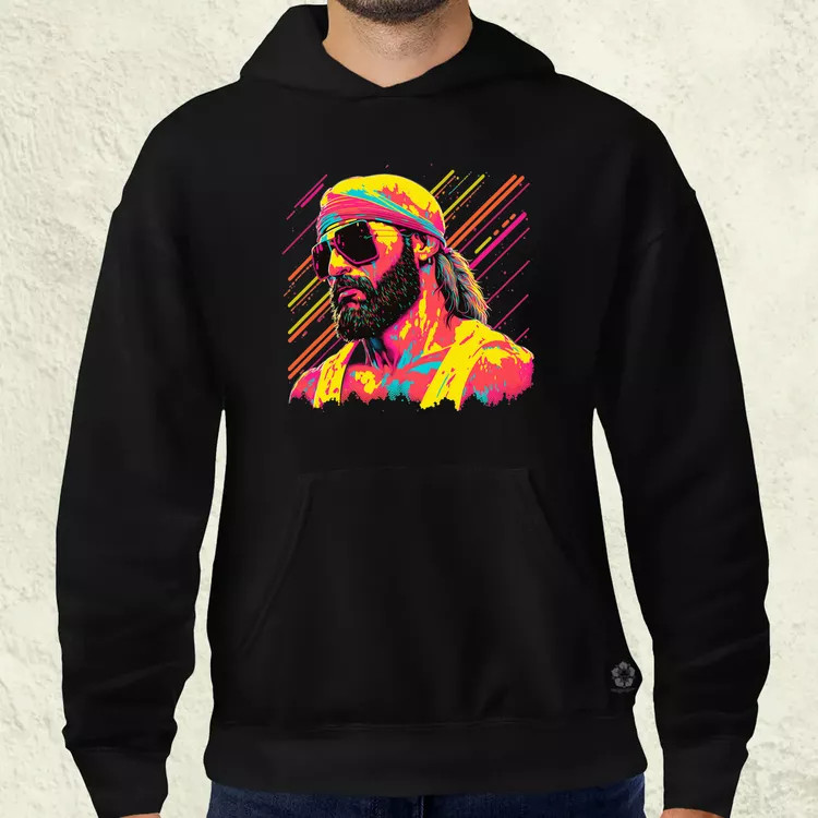 Retró hullám Macho Man Randy Savage v1 férfi pulóver