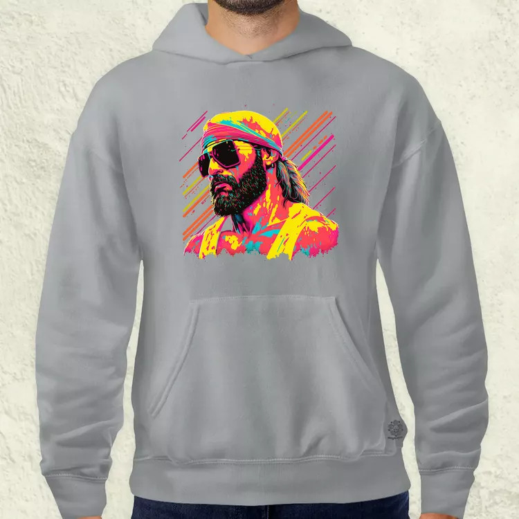 Retró hullám Macho Man Randy Savage v1 férfi pulóver