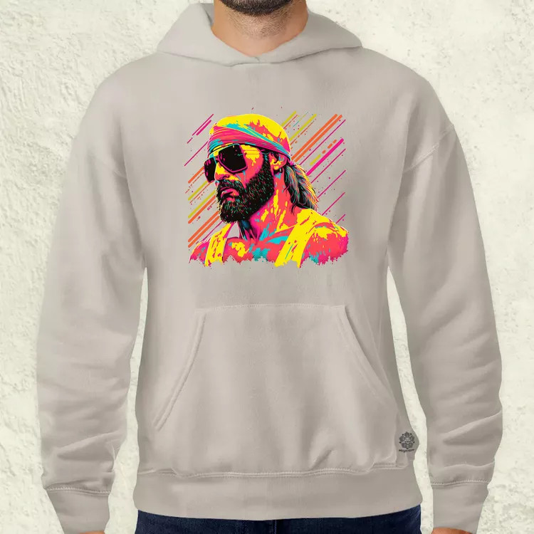 Retró hullám Macho Man Randy Savage v1 férfi pulóver