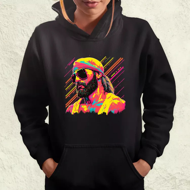 Retró hullám Macho Man Randy Savage v1 női pulóver