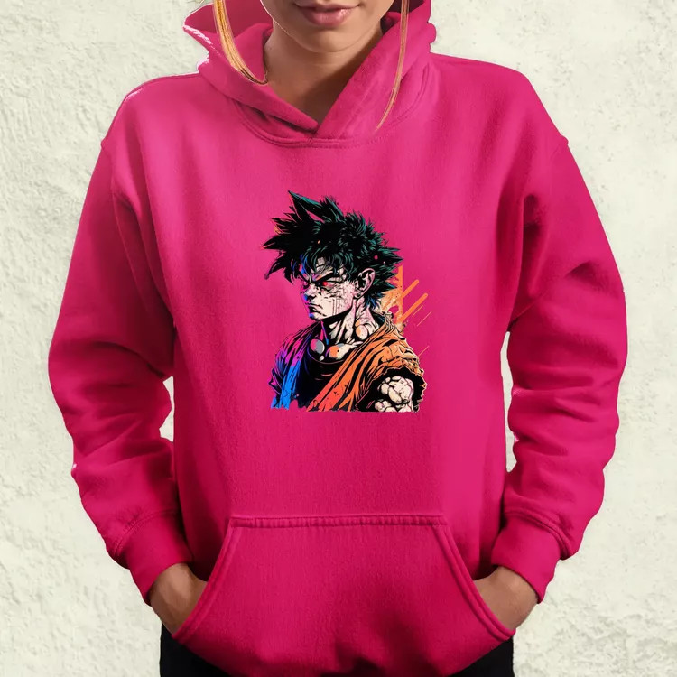 Retró hullám Son Goku v4 női pulóver