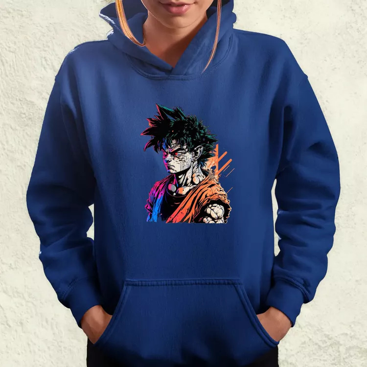 Retró hullám Son Goku v4 női pulóver